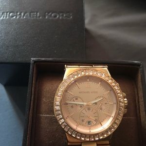 Michael Kors rose gold watch